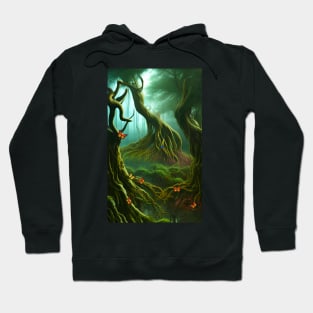 Eerie forest Hoodie